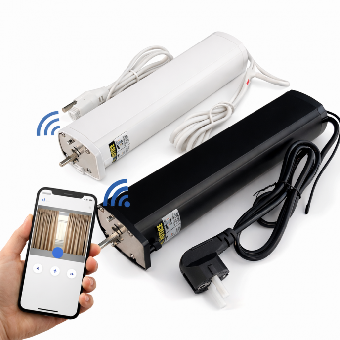 Torro AM75 motor 230VAC RF WiFi, white / black